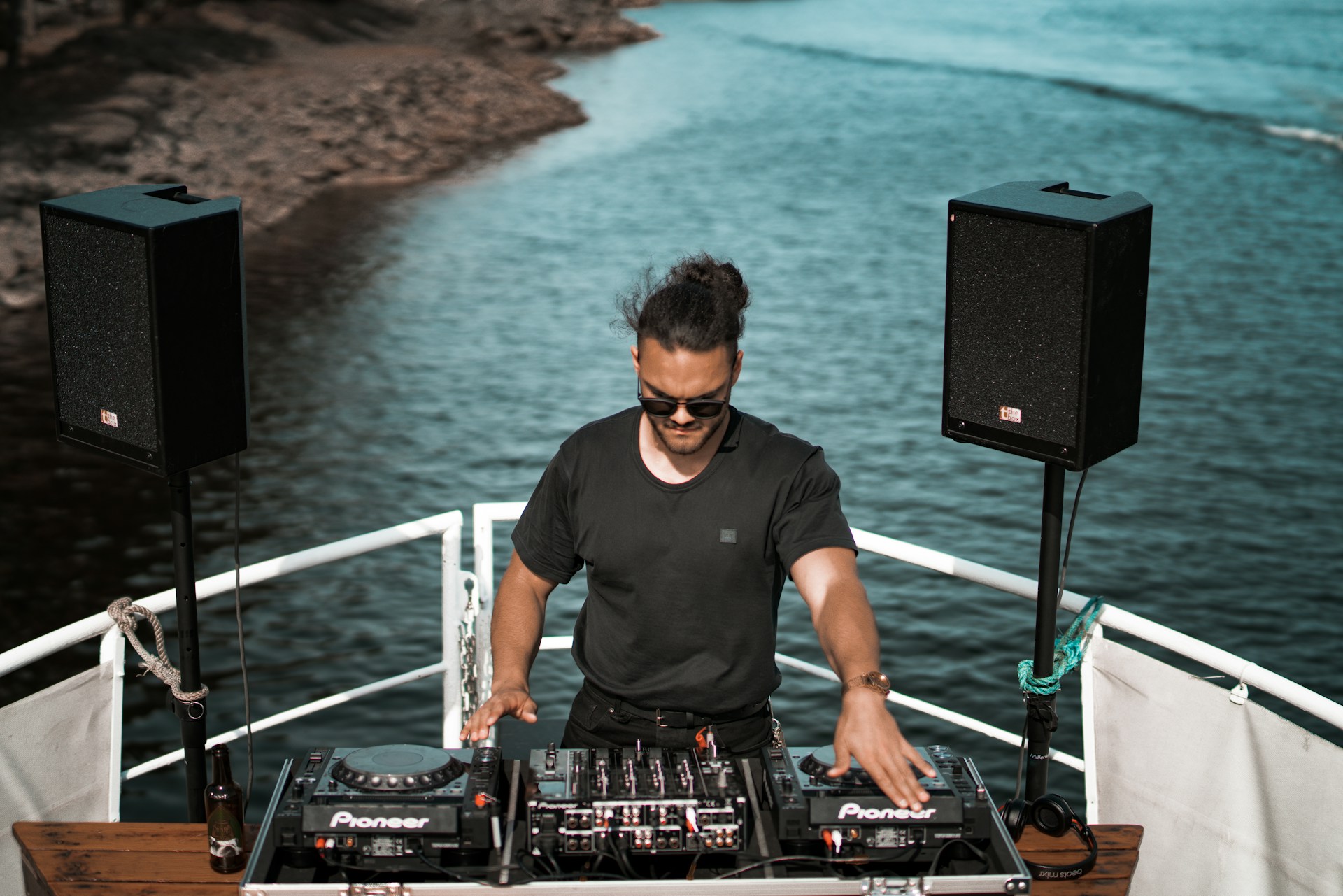 A VIP party on a yacht near Vilamoura